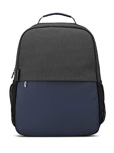 Lenovo 15.6" (39.62cm) Slim Everyday Backpack, Made in India, Compact, Water-resistant, Organized storage:Laptop sleeve,tablet pocket,front workstation,2-side pockets,Padded adjustable shoulder straps — Image 1