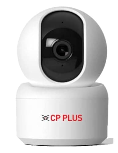 CP PLUS 2MP Full HD Smart Wi-Fi CCTV Home Security Camera | 360Â° with Pan Tilt | View & Talk | Motion Alert | Night Vision | SD Card (Upto 128 GB), Alexa & Google Support | IR Distance 10mtr | CP-E25A