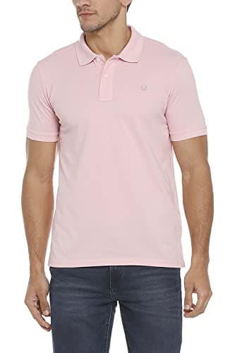 Allen Solly Men Orchid Pink Regular Fit Polo(AMKP317G04236_Orchid Pink_M)