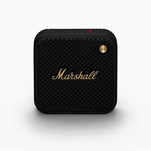 Marshall Willen Portable Bluetooth Speaker - Black & Brass
