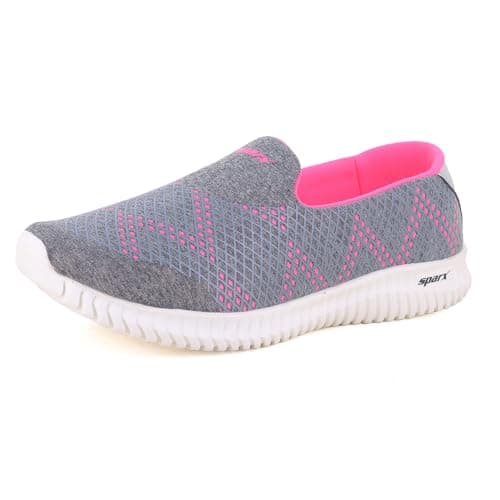 Sparx Women's Grey Pink Sneaker-7 UK (40 2/3 EU) (SL-123)