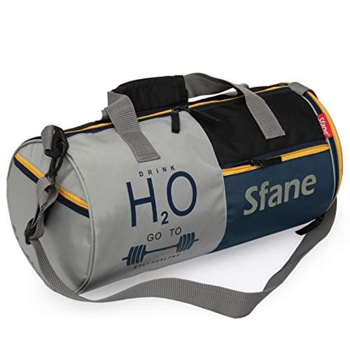 SFANE Polyester 23 cms Navy Blue Gym Bag, Shoulder Bag, Sports Bag for Men & Women with Separate Shoes Compartment (Blue) — Image 1