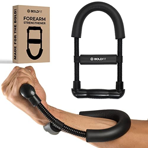 Boldfit Forearm Strengthener Wrist Exercise Equipment Arm Strengthener Grip Strengthener Fitness Equipment Home Gym Equipment For Men & Gym Equipment For Women Grip Workout Forearm Wrist Grip, Black — Image 1