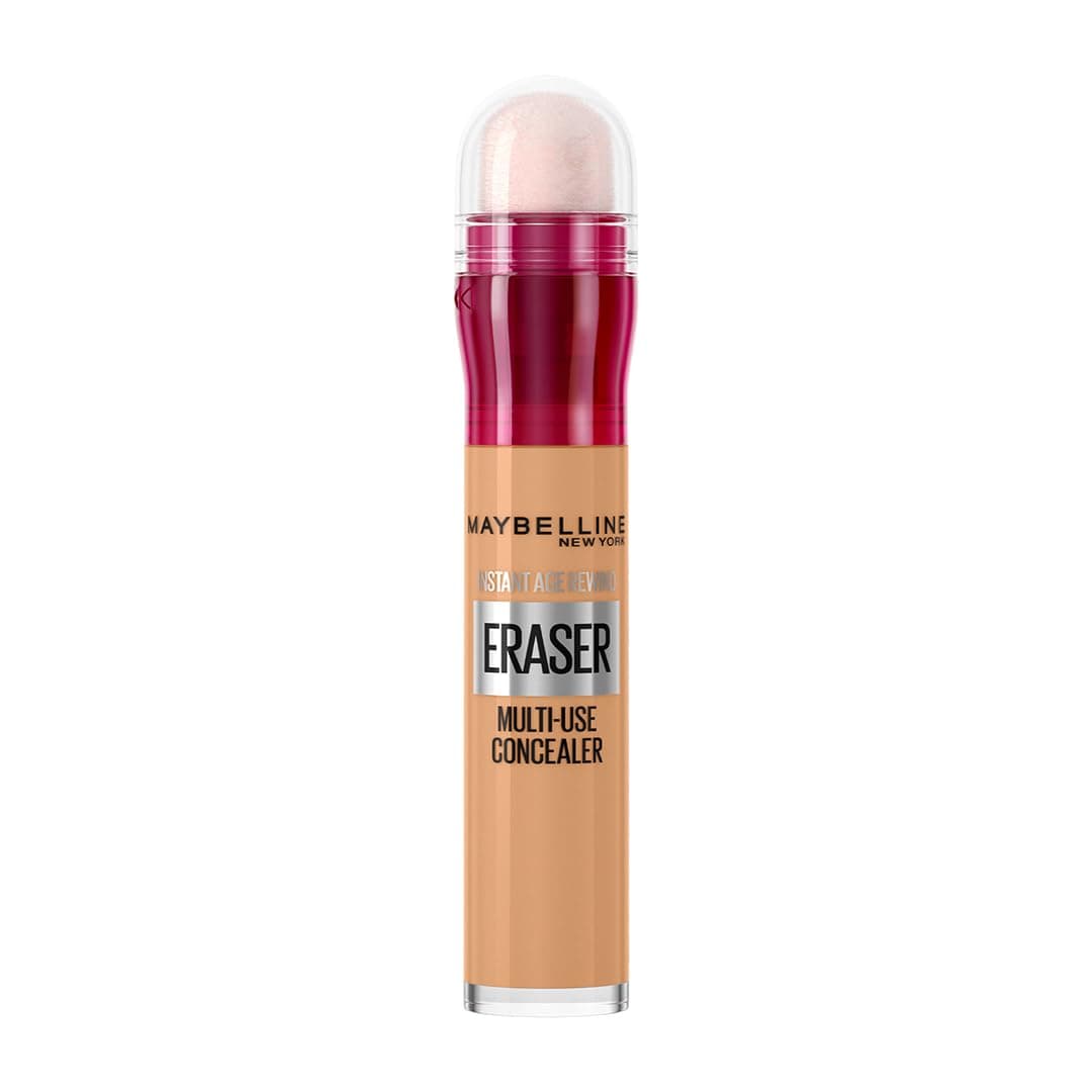 Maybelline New York Pencil Radiant Acne-Prone Full Coverage Concealer, Ultra Blendable, Instant Anti Age Dark Circles And Blemish Eraser (Caramel, 6 ml), Pack Of 1