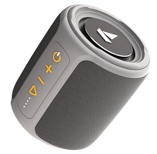 boAt Stone 352 Bluetooth Speaker with 10W RMS Stereo Sound, IPX7 Water Resistance, TWS Feature, Up to 12H Total Playtime, Multi-Compatibility Modes and Type-C Charging(Groovy Grey)