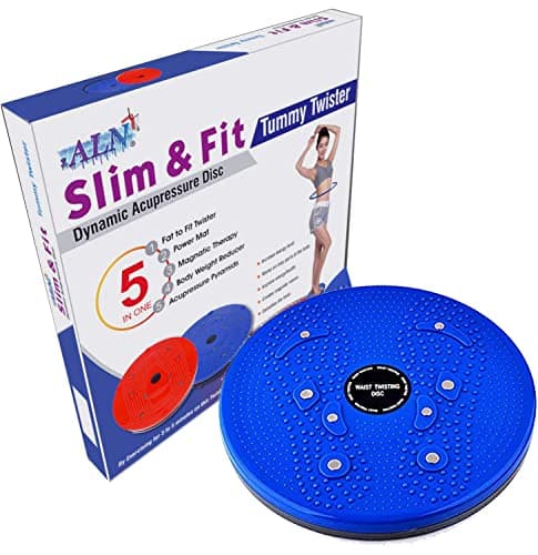ALNÂ® Tummy Twister Abdominal ABS Exerciser Body Toner Fat Buster Oblique Workout Perfect Waist Trimmer Exerciser Home Gym Equipment for Men and Women(Multicolor)