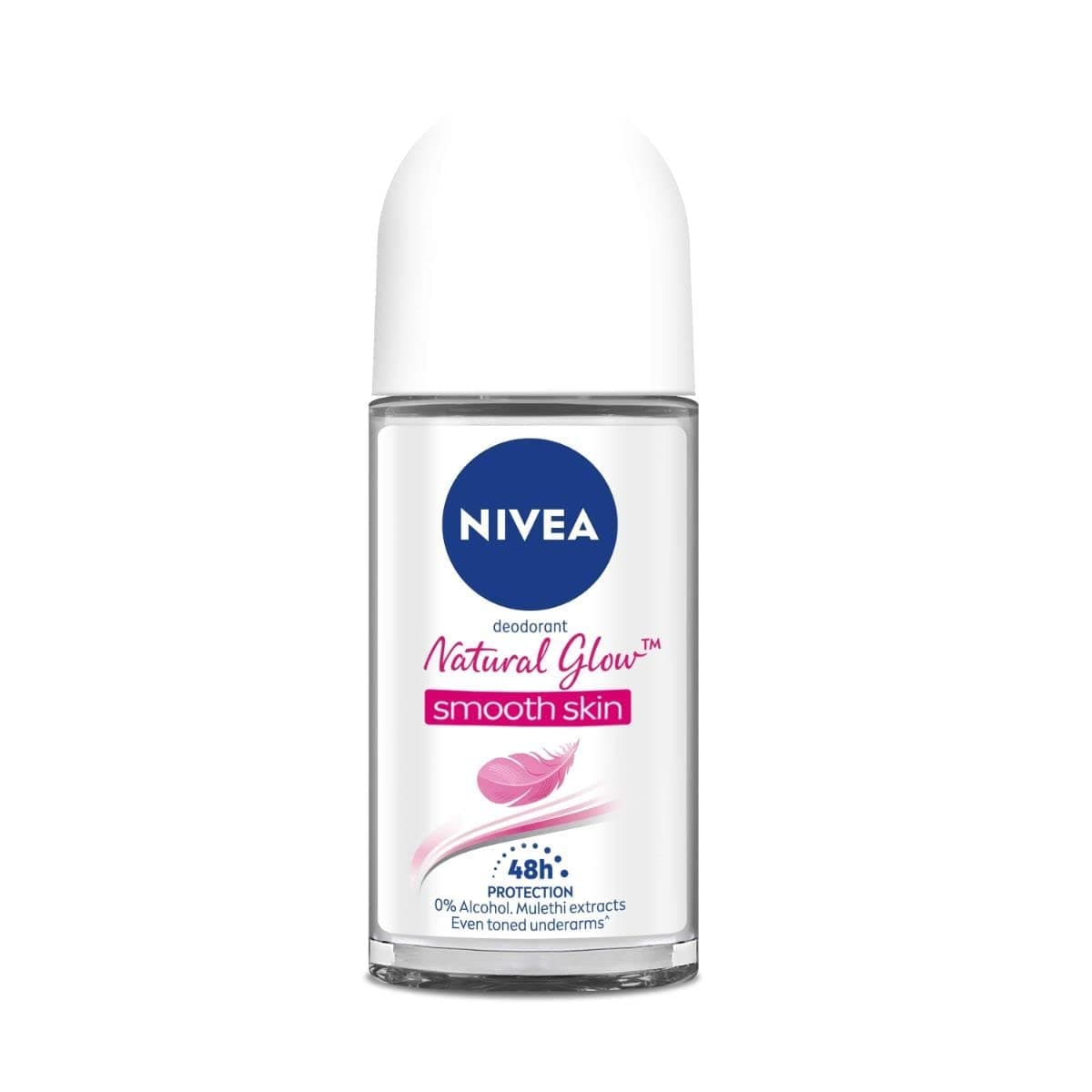 NIVEA Natural Glow Smooth Skin Deodorant Roll On for Women, 50ml (originally Whitening Smooth Skin) — Image 1