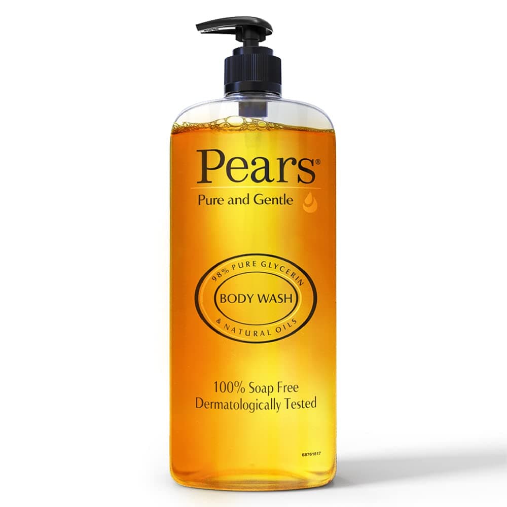 Pears Pure & Gentle Shower Gel SuperSaver XL Pump Bottle With 98% Pure Glycerine, 100% Soap Free and No Parabens, 750 ml — Image 1