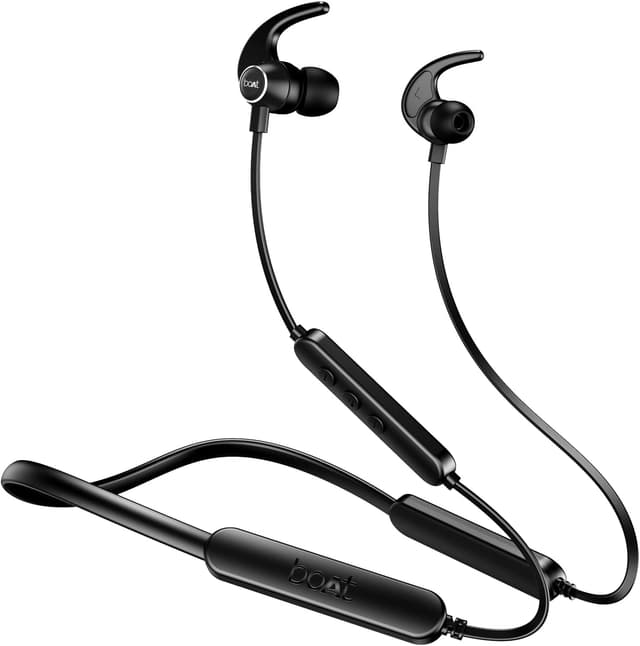 boAt Rockerz 255 Pro+, 60HRS Battery, Fast Charge, IPX7, Dual Pairing, Low Latency, Magnetic Earbuds, in Ear Bluetooth Neckband, Wireless with Mic Earphones