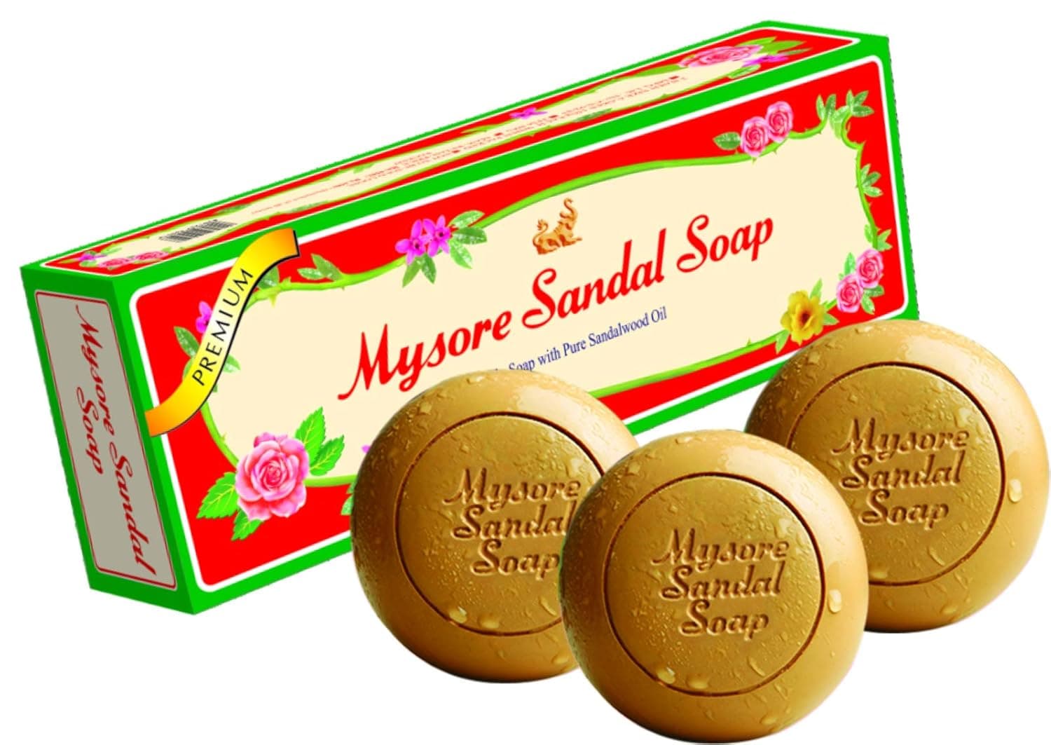 Mysore Sandal Soap,450g (150x3) (Pack Of 3) — Image 1