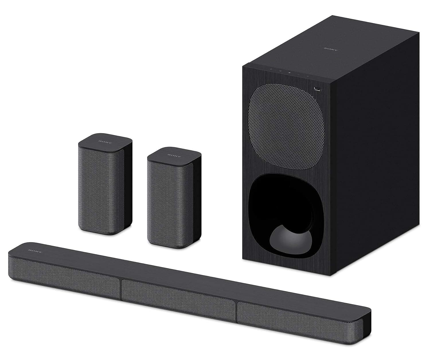 Sony HT-S20R Real 5.1ch Dolby Digital Soundbar for TV with subwoofer and Compact Rear Speakers — Image 1